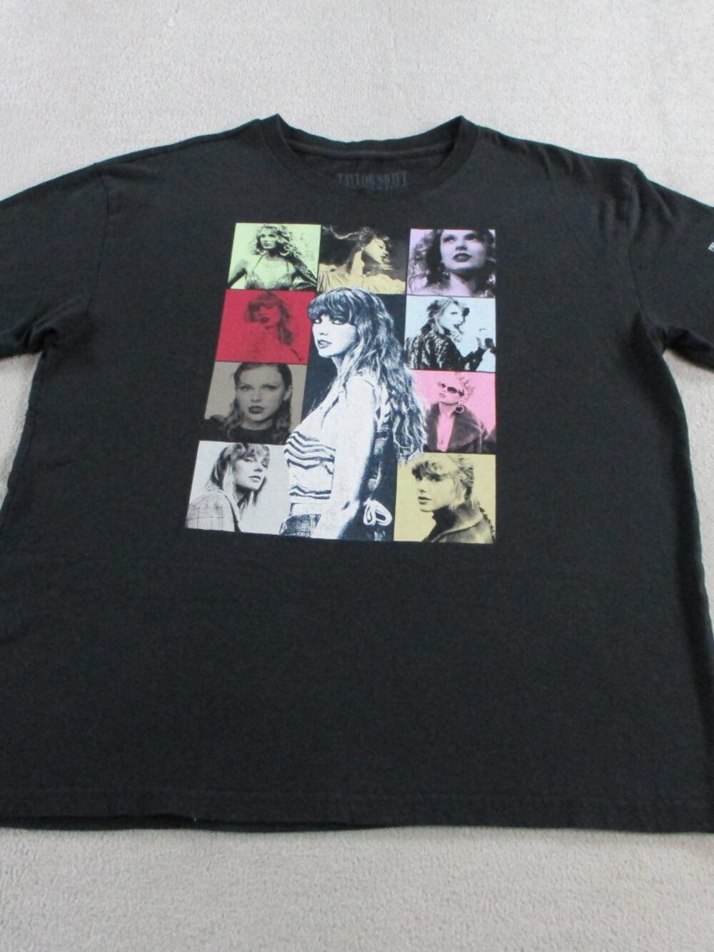 Taylor Swift Eras Tour T Shirt Adult Large Black Graphic Print Official Tee